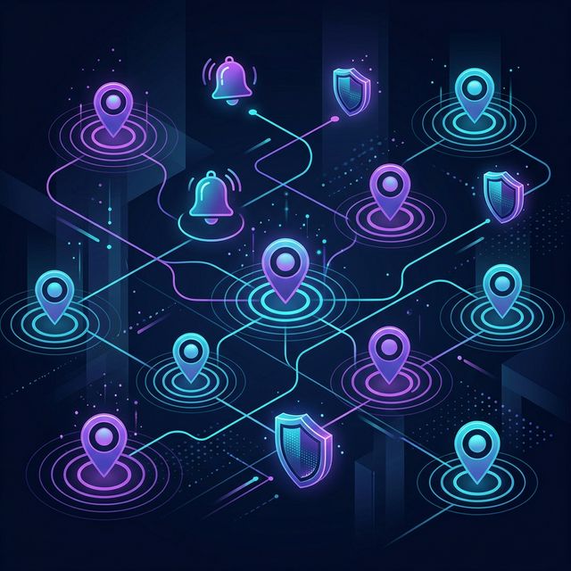 Radius Alerts Features Illustration